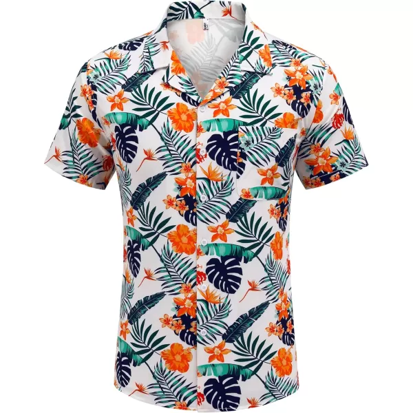 COOFANDY Men's Casual Button Down Shirts Short Sleeve Summer Beach Shirt Fashion Textured Shirts with Pocket