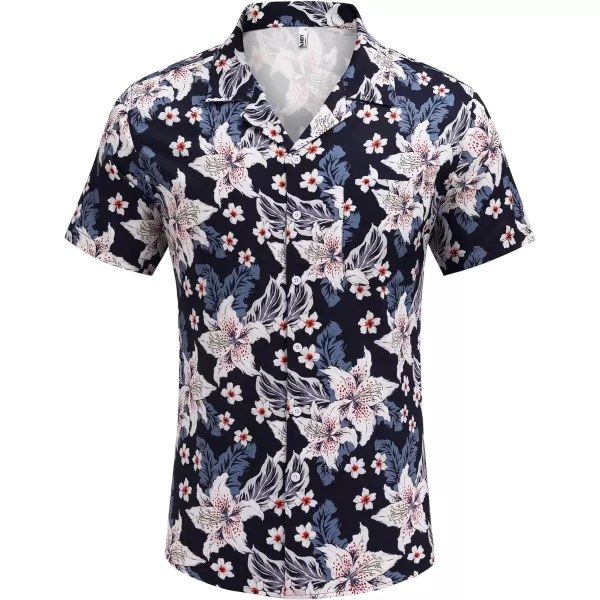 COOFANDY Men's Casual Button Down Shirts Short Sleeve Summer Beach Shirt Fashion Textured Shirts with Pocket