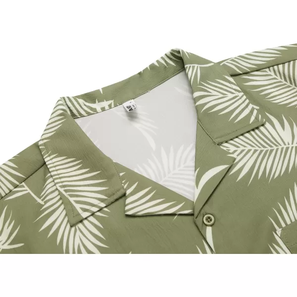 COOFANDY Men's Casual Button Down Shirts Short Sleeve Summer Beach Shirt Fashion Textured Shirts with Pocket
