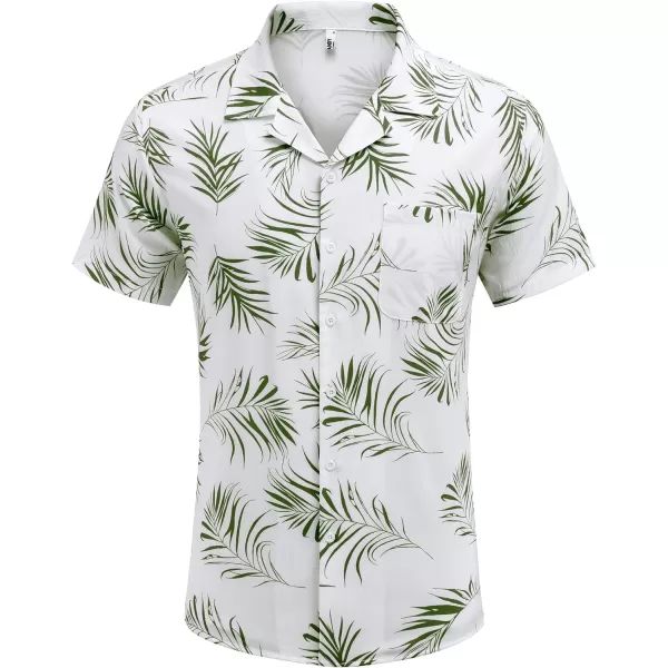 COOFANDY Men's Casual Button Down Shirts Short Sleeve Summer Beach Shirt Fashion Textured Shirts with Pocket