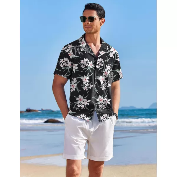 COOFANDY Men's Casual Button Down Shirts Short Sleeve Summer Beach Shirt Fashion Textured Shirts with Pocket