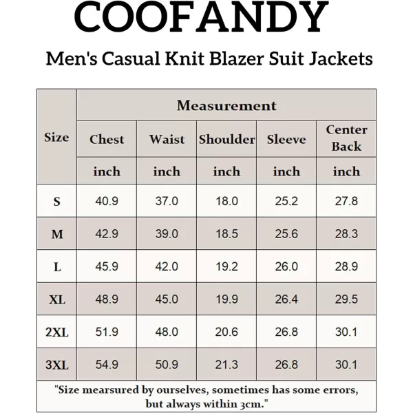 COOFANDY Men's Casual Knit Blazer Suit Jacket Lightweight Sport Coats Two Button