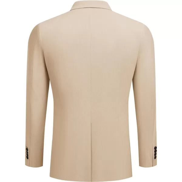 COOFANDY Men's Casual Knit Blazer Suit Jacket Lightweight Sport Coats Two Button