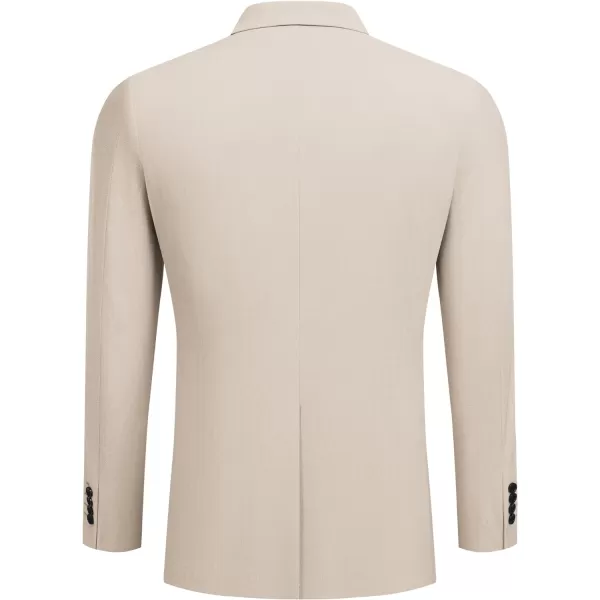 COOFANDY Men's Casual Knit Blazer Suit Jacket Lightweight Sport Coats Two Button