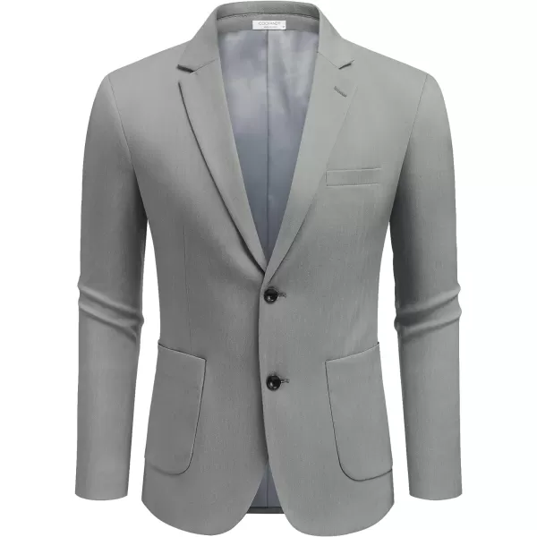 COOFANDY Men's Casual Knit Blazer Suit Jacket Lightweight Sport Coats Two Button