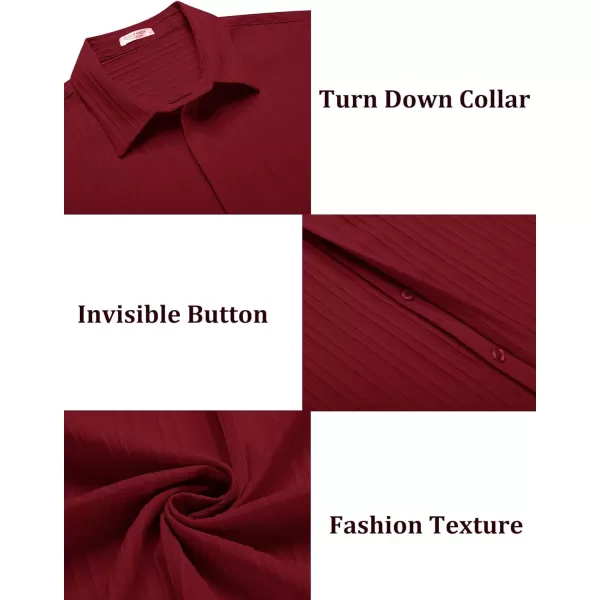 COOFANDY Mens Casual Shirts Short Sleeve Button Down Shirts Fashion Textured Summer Beach Shirt