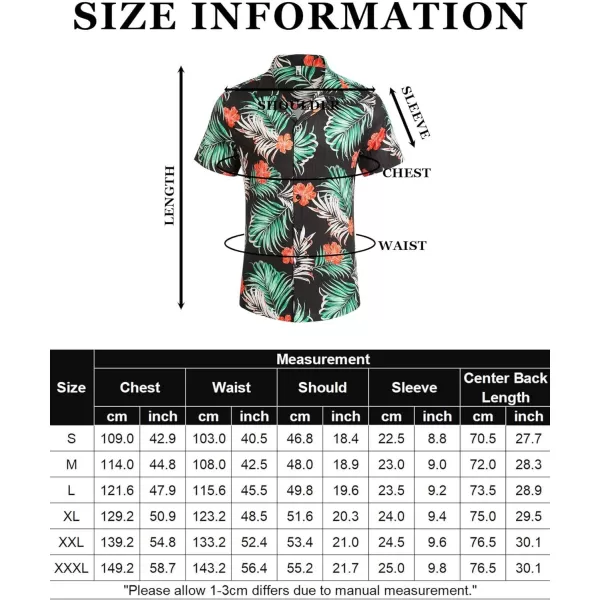 COOFANDY Men's Casual Shirts Short Sleeve Button Down Shirts Fashion Textured Summer Beach Shirt