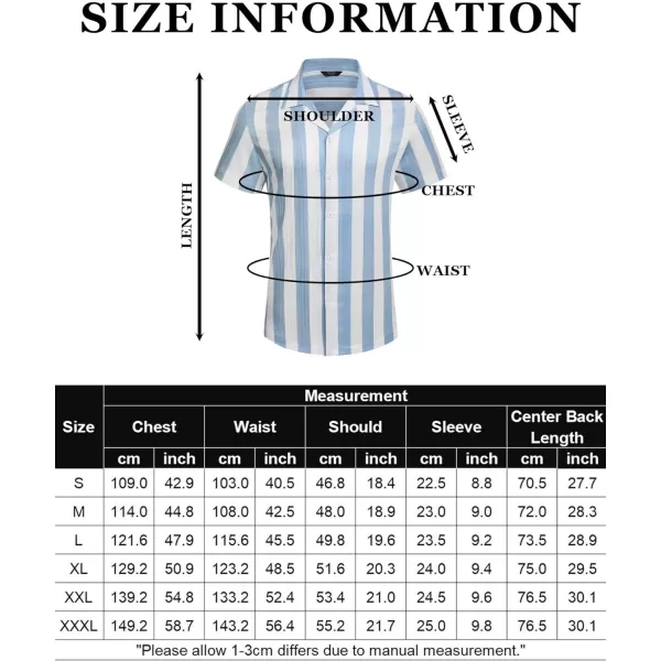 COOFANDY Men's Casual Shirts Short Sleeve Button Down Shirts Fashion Textured Summer Beach Shirt