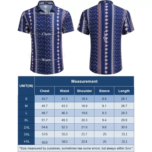 COOFANDY Men's Casual Short Sleeve Button Down Shirt Textured Summer Beach Shirt