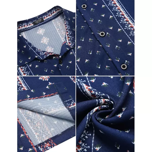 COOFANDY Men's Casual Short Sleeve Button Down Shirt Textured Summer Beach Shirt