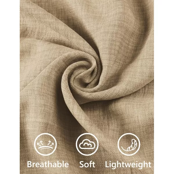 COOFANDY Mens Casual Short Sleeve Button Down Shirts Cuban Linen Textured Shirt Summer Beach Wear
