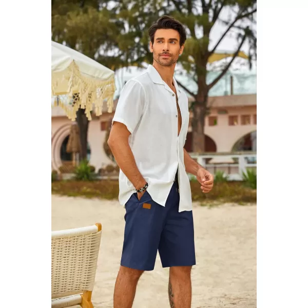 COOFANDY Mens Casual Shorts Stretch Drawstring Summer Beach Shorts Chino Golf Shorts with Pockets