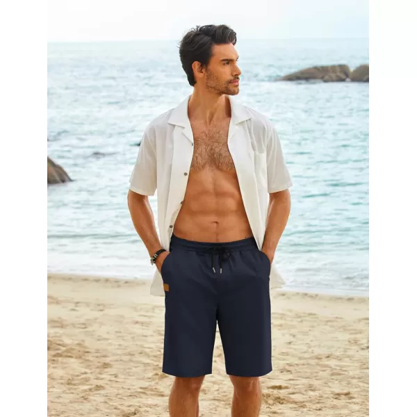 COOFANDY Mens Casual Shorts Stretch Drawstring Summer Beach Shorts Chino Golf Shorts with Pockets