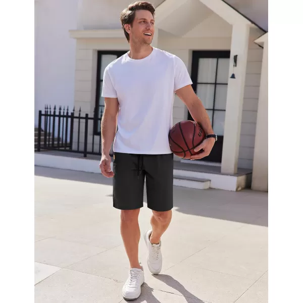 COOFANDY Mens Casual Shorts Stretch Drawstring Summer Beach Shorts Chino Golf Shorts with Pockets