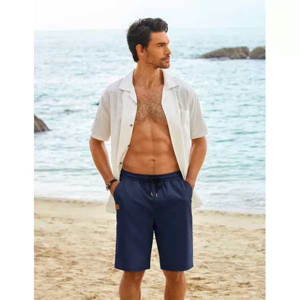 COOFANDY Mens Casual Shorts Stretch Drawstring Summer Beach Shorts Chino Golf Shorts with Pockets