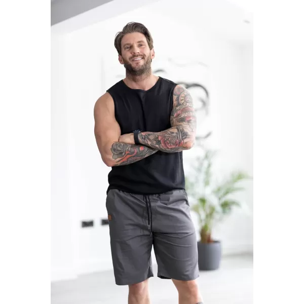 COOFANDY Mens Casual Shorts Stretch Drawstring Summer Beach Shorts Chino Golf Shorts with Pockets