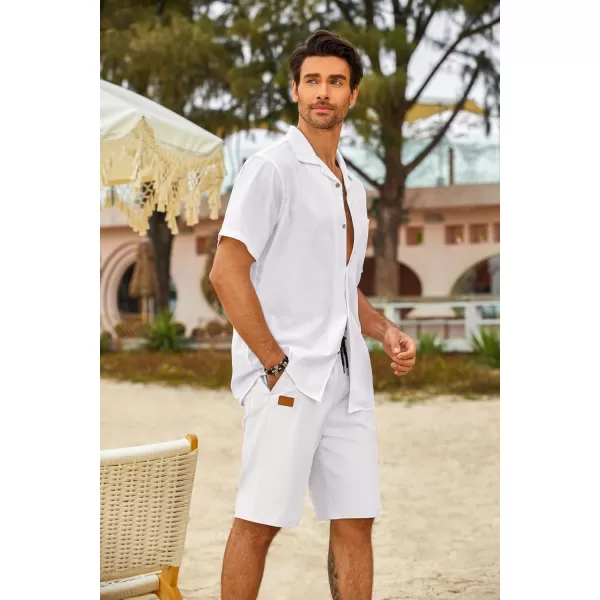 COOFANDY Mens Casual Shorts Stretch Drawstring Summer Beach Shorts Chino Golf Shorts with Pockets