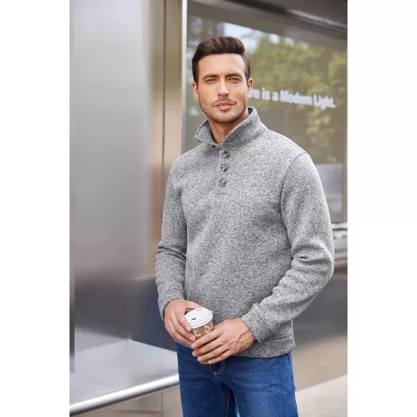 COOFANDY Men's Casual Slim Fit Pullover Sweater Knitted Thermal Sweatshirt