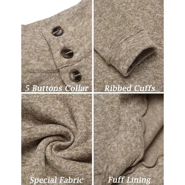 COOFANDY Men's Casual Slim Fit Pullover Sweater Knitted Thermal Sweatshirt