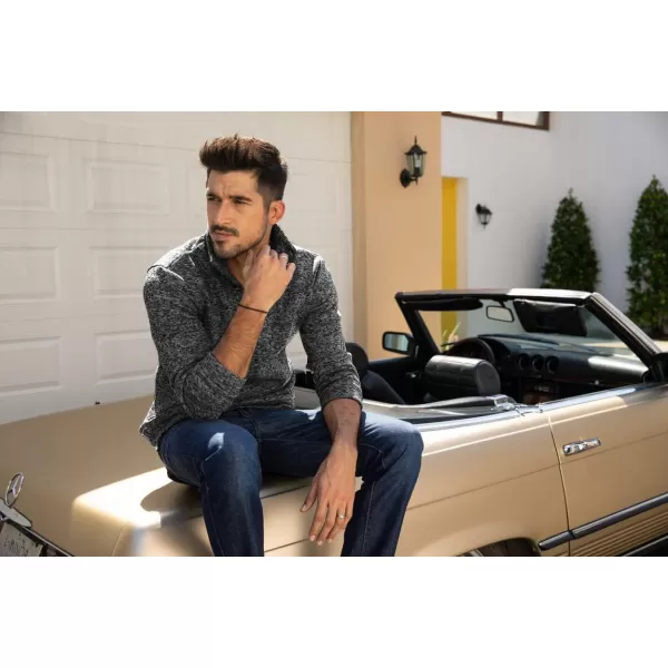 COOFANDY Men's Casual Slim Fit Pullover Sweater Knitted Thermal Sweatshirt
