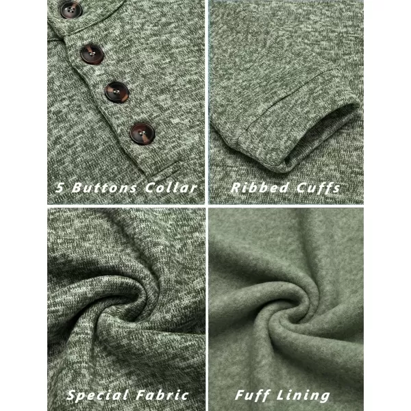 COOFANDY Men's Casual Slim Fit Pullover Sweater Knitted Thermal Sweatshirt