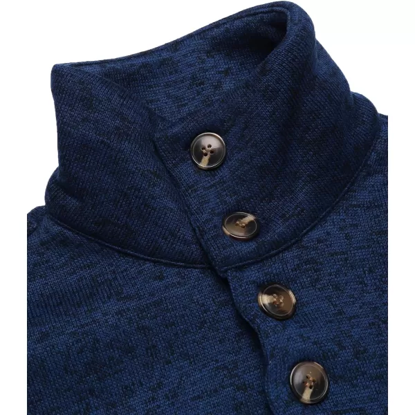 COOFANDY Men's Casual Slim Fit Pullover Sweater Knitted Thermal Sweatshirt
