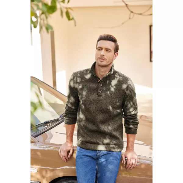 COOFANDY Men's Casual Slim Fit Pullover Sweater Knitted Thermal Sweatshirt