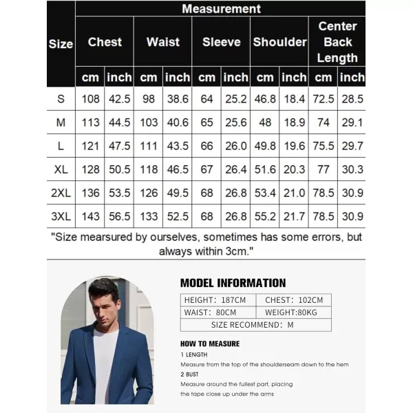 COOFANDY Mens Casual Sport Coat Slim Fit Lightweight Blazers Jacket Two Button Business Suit Jackets