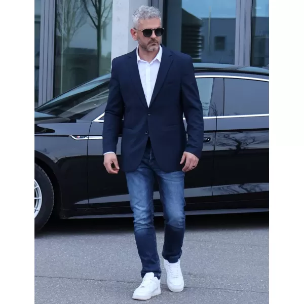 COOFANDY Mens Casual Sport Coat Slim Fit Lightweight Blazers Jacket Two Button Business Suit Jackets