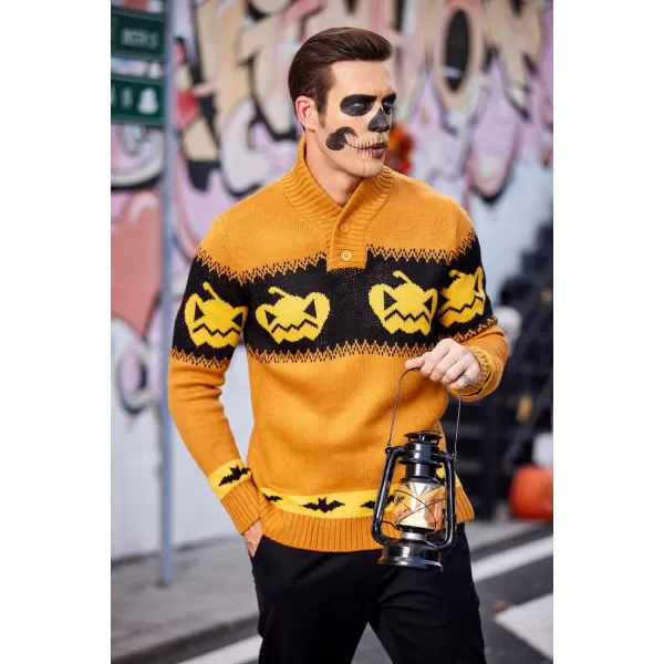 COOFANDY Men's Christmas Sweater Ugly Knitted Xmas Sweaters Casual Snowflake Pullover Knitwear