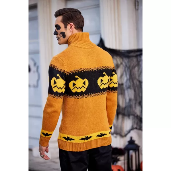 COOFANDY Men's Christmas Sweater Ugly Knitted Xmas Sweaters Casual Snowflake Pullover Knitwear