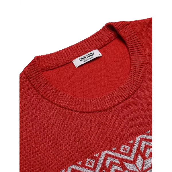 COOFANDY Men's Crew Neck Sweater Slim Fit Lightweight Sweatshirts Knitted Pullover for Casual Or Dressy Wear