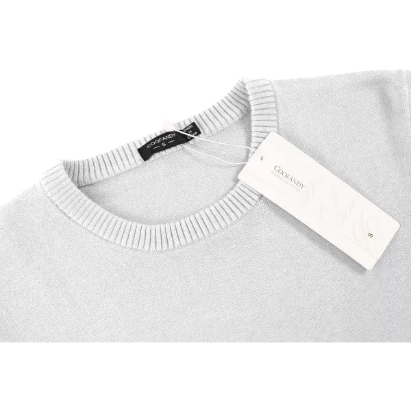 COOFANDY Men's Crew Neck Sweater Slim Fit Lightweight Sweatshirts Knitted Pullover for Casual Or Dressy Wear
