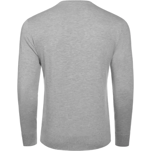 COOFANDY Men's Crew Neck Sweater Slim Fit Lightweight Sweatshirts Knitted Pullover for Casual Or Dressy Wear