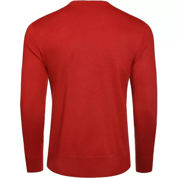 COOFANDY Men's Crew Neck Sweater Slim Fit Lightweight Sweatshirts Knitted Pullover for Casual Or Dressy Wear