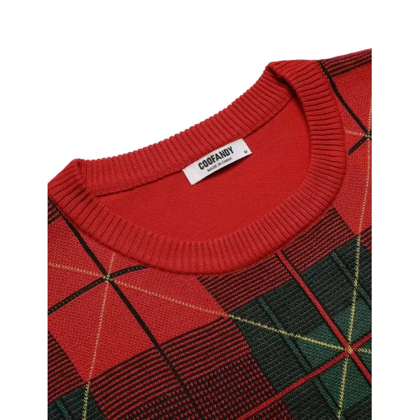 COOFANDY Men's Crew Neck Sweater Slim Fit Lightweight Sweatshirts Knitted Pullover for Casual Or Dressy Wear