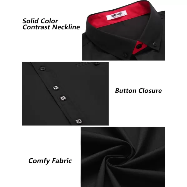 COOFANDY Mens Dress Shirt Long Sleeve Casual Button Down Paisley Shirts Party Wedding Dress Shirt