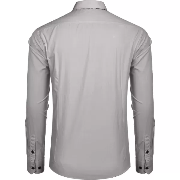 COOFANDY Mens Dress Shirt Long Sleeve Casual Button Down Paisley Shirts Party Wedding Dress Shirt