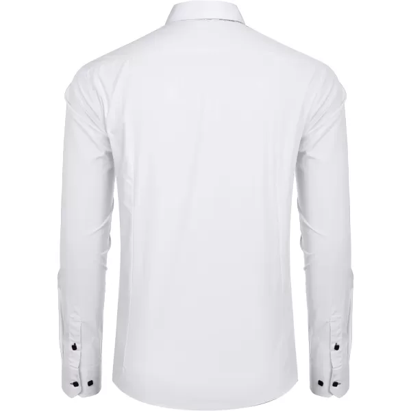 COOFANDY Mens Dress Shirt Long Sleeve Casual Button Down Paisley Shirts Party Wedding Dress Shirt