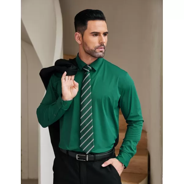 COOFANDY Mens Dress Shirts Long Sleeve Wrinkle Free Shirts Regular Fit Button Down Business Formal Shirts