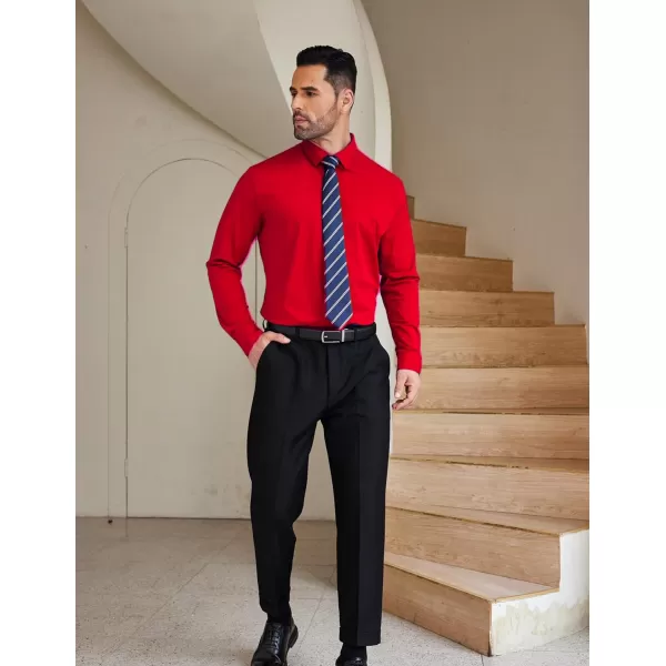 COOFANDY Mens Dress Shirts Long Sleeve Wrinkle Free Shirts Regular Fit Button Down Business Formal Shirts