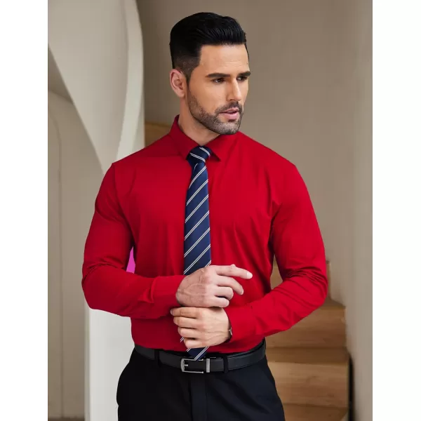COOFANDY Mens Dress Shirts Long Sleeve Wrinkle Free Shirts Regular Fit Button Down Business Formal Shirts