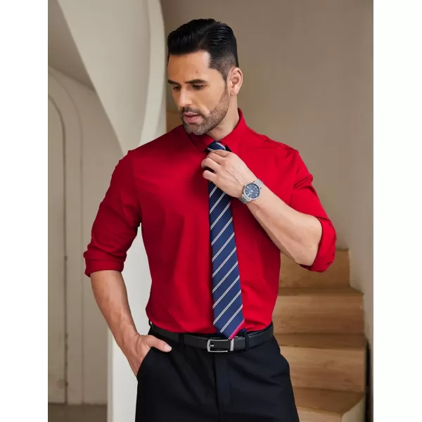 COOFANDY Mens Dress Shirts Long Sleeve Wrinkle Free Shirts Regular Fit Button Down Business Formal Shirts