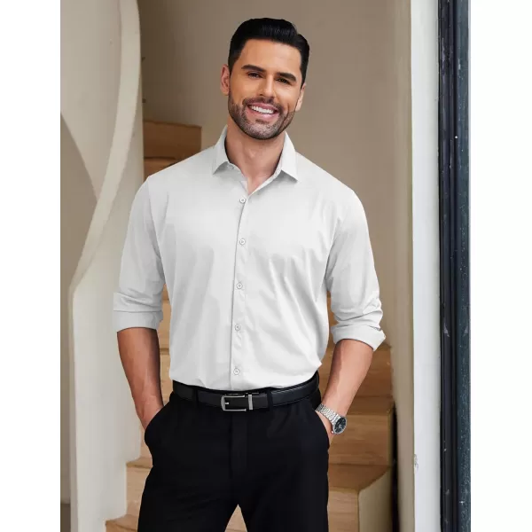 COOFANDY Mens Dress Shirts Long Sleeve Wrinkle Free Shirts Regular Fit Button Down Business Formal Shirts