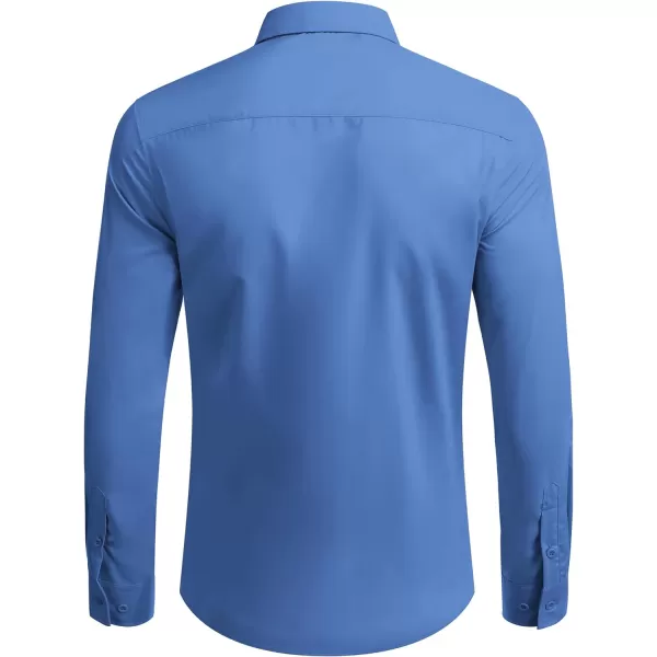 COOFANDY Men's Dress Shirts Wrinkle Free Long Sleeve Button Up Shirts Formal Business Shirt