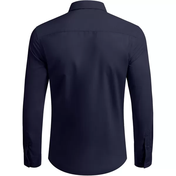 COOFANDY Men's Dress Shirts Wrinkle Free Long Sleeve Button Up Shirts Formal Business Shirt