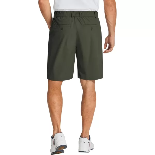 COOFANDY Mens Golf Shorts Stretch Quick Dry Casual Dress Shorts with Pockets
