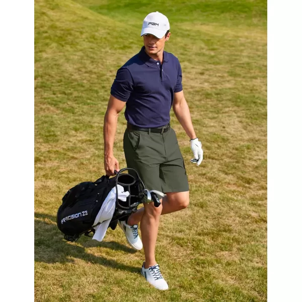 COOFANDY Mens Golf Shorts Stretch Quick Dry Casual Dress Shorts with Pockets