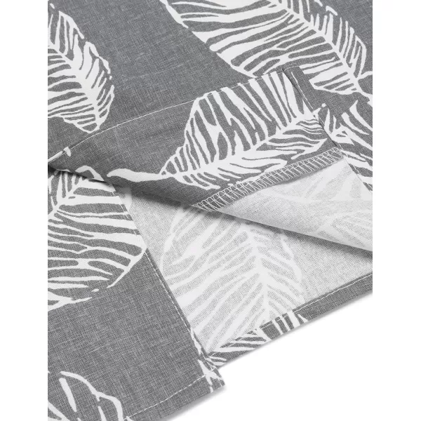 COOFANDY Men's Hawaiian Floral Shirts Cotton Linen Button Down Tropical Holiday Beach Shirts