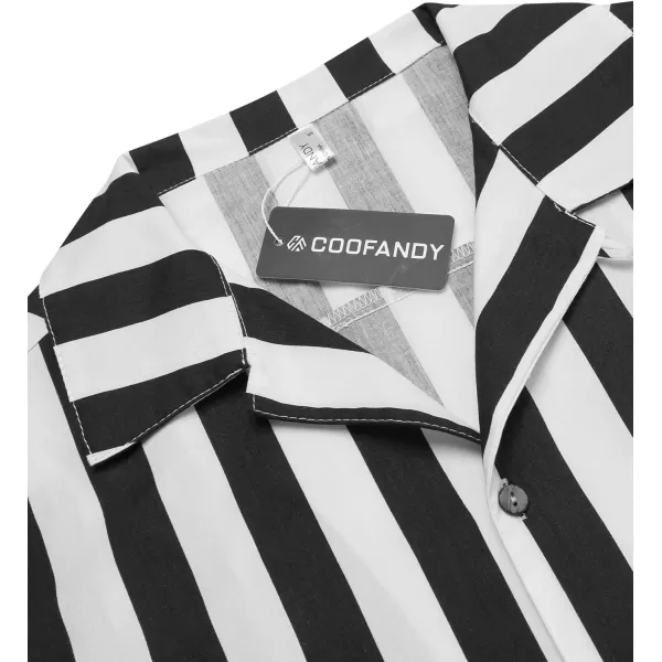 COOFANDY Men's Hawaiian Floral Shirts Cotton Linen Button Down Tropical Holiday Beach Shirts